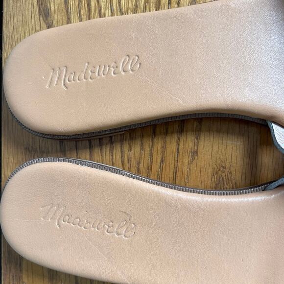 Madewell Shoes Tracie Crisscross Slide Sandal Leather Multicolor Size 9.5 - Picture 2 of 8